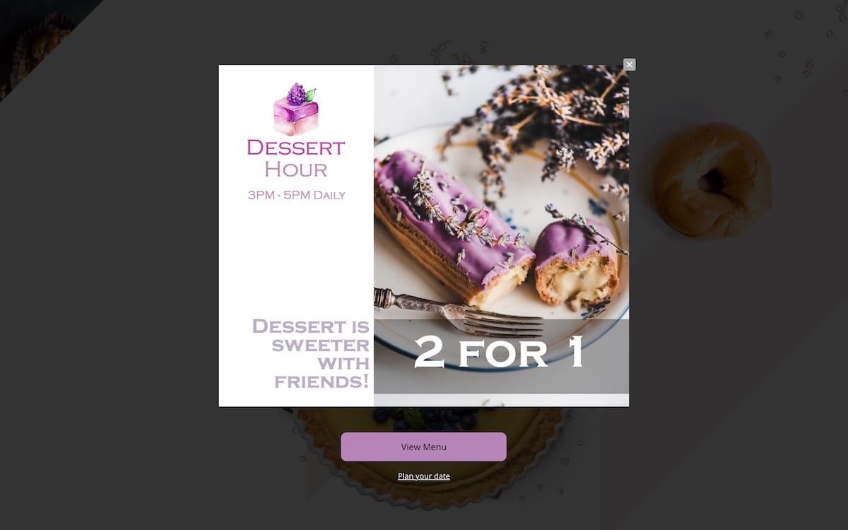 PSP design gallery – dessert desktop
