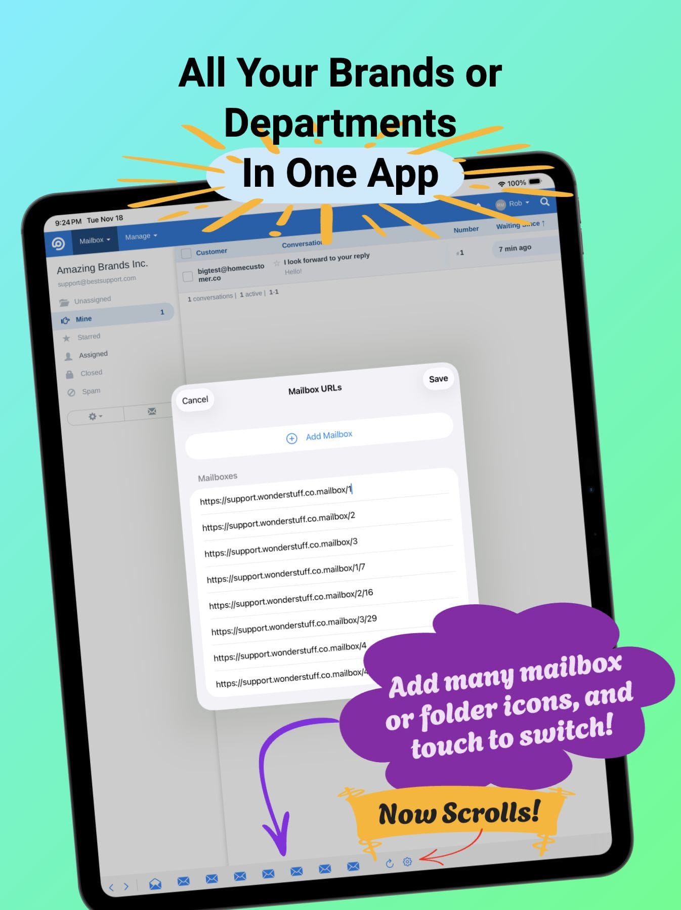 FreeScout v1.1 iPad 13in Screenshot 1
