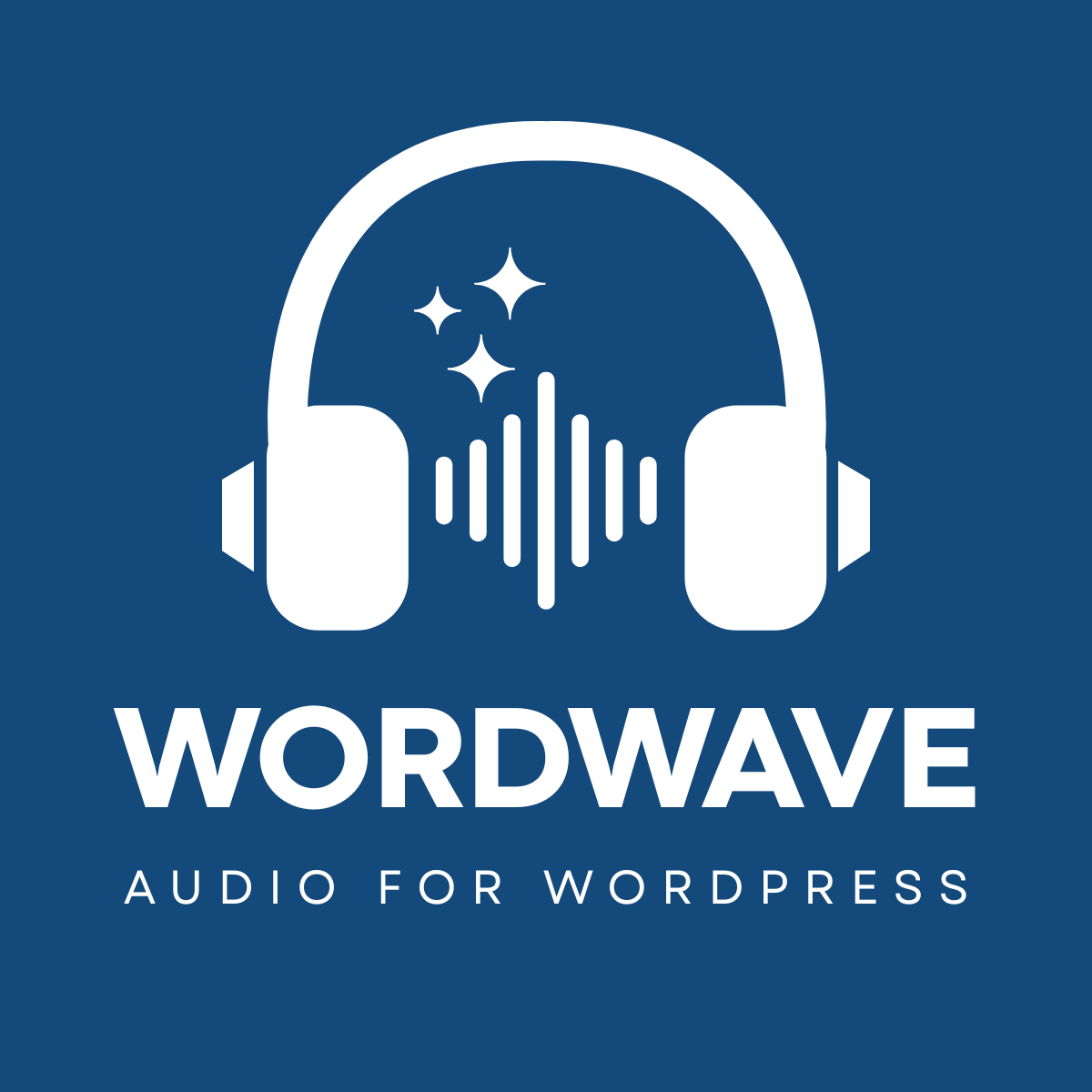 Wordwave Logo Reverse White Stacked Sq