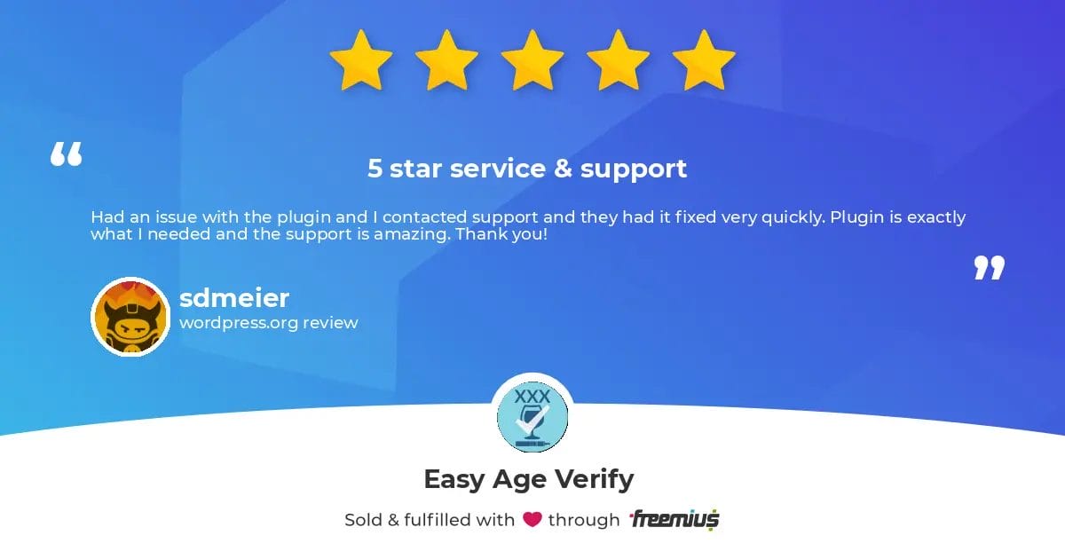 5 star service & support