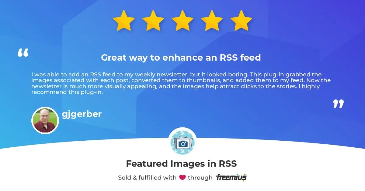 Great way to enhance an RSS feed